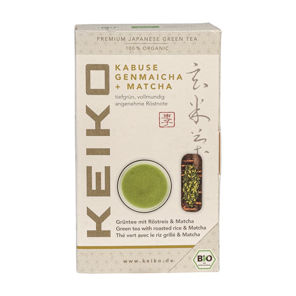 Kabuse Kabuse + Matcha, Bio, 50g (Grüntee mit Röstreis & Matcha von Keiko)  