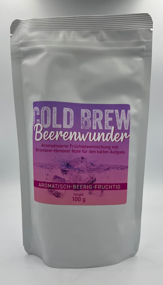 Cold Brew Früchtetee - Beerenwunder, 100g (Kaltaufguss)