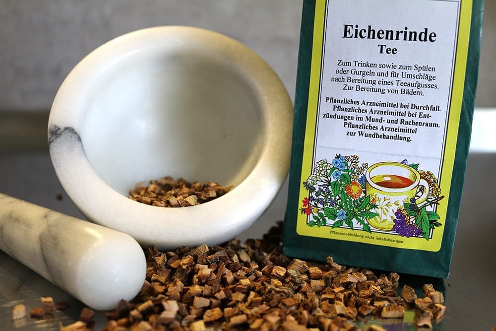 Eichenrinde Tee, 100g (Pflanzliches Arzneimittel)