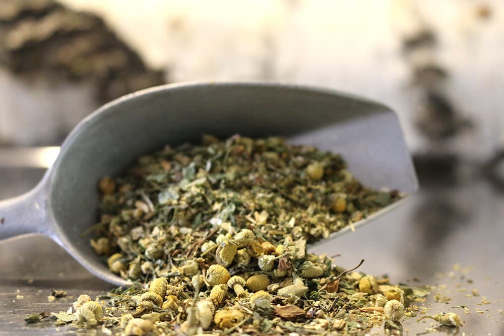 kraeutertee-schlummertrunk-bio-s Schlummertrunk, Bio, 100g (Naturbelassener Kräutertee von Ronnefeldt)