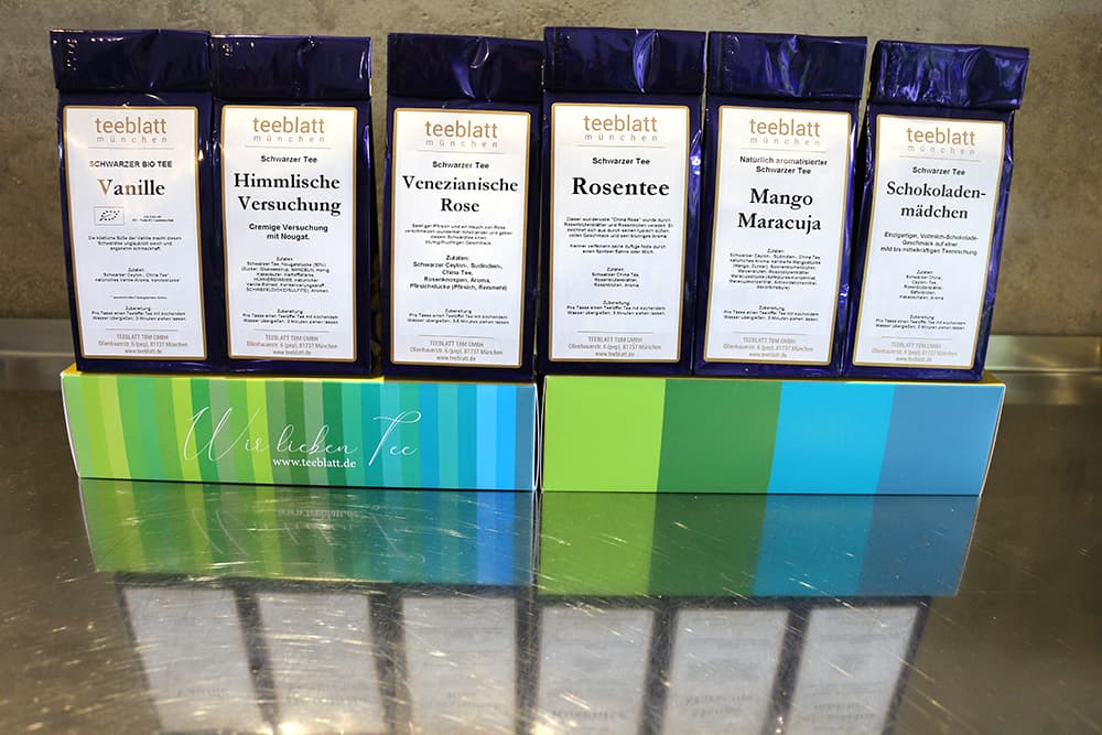 Teeproben Box Aromatisierte Schwarze Tees ´Himmlische Versuchung´ á 25g