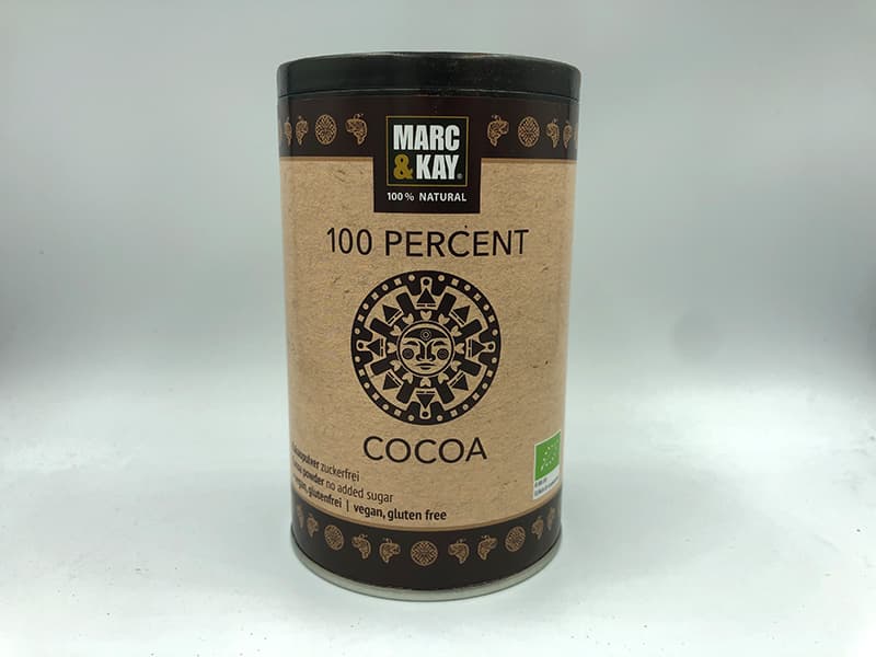 marc-kay-kakaopulver-100-percent-cocoa-bio-s Trinkschokolade 100 Percent Cocoa, 175g, Bio