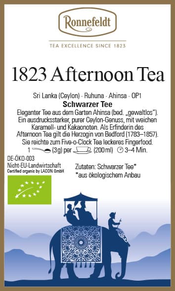 Ceylon: 1823 Afternoon Tea, Bio (Ronnefeldt)