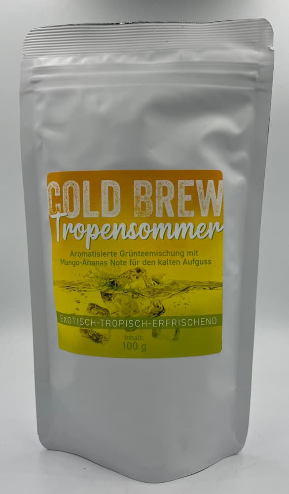Cold Brew Grüntee - Tropensommer, 100g (Kaltaufguss)