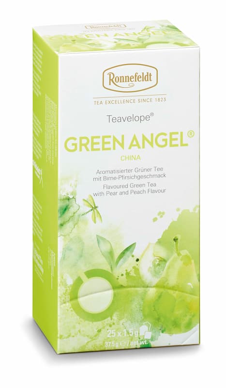 Teavelope Grüner Tee Green Angel, 25x1,5g = 37,5g Teavelope Grüner Tee Green Angel, 25x1,5g = 37,5g