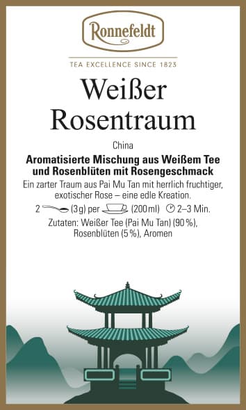 Weißer Rosentraum (Weißer Tee von Ronnefeldt)