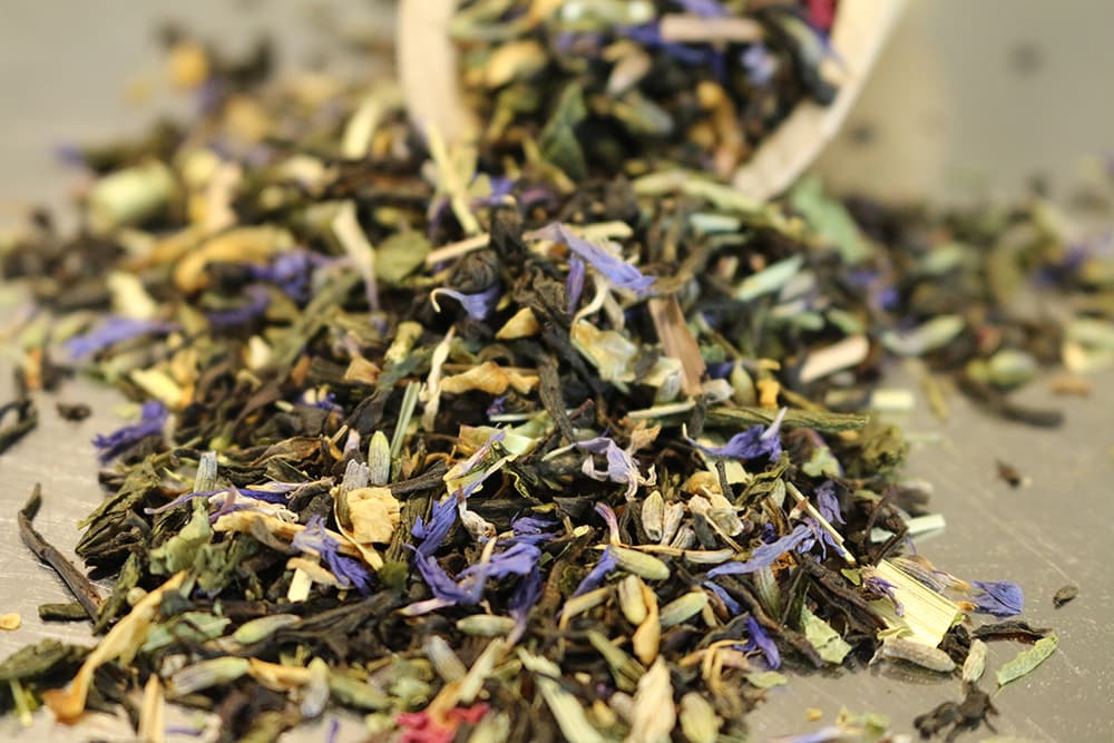 Fleur de Grey (Nat. aromatisierter Schwarzer & Grüner Tee - Bonjour. Bergamotte. Provence.)