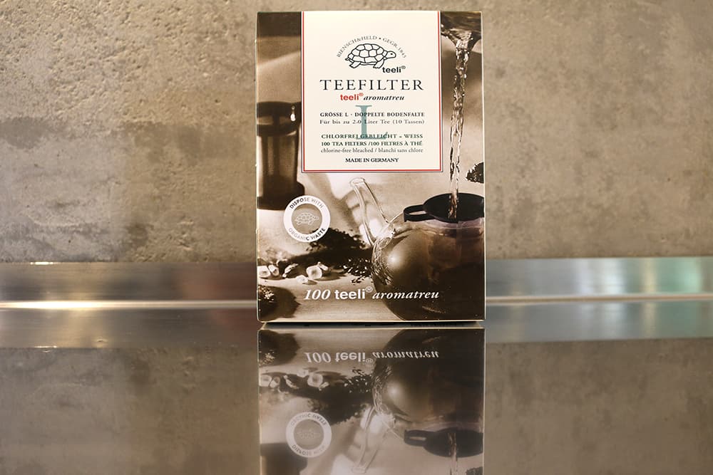 Teefilter teeli® aromatreu, 100 Stück für bis zu 2,0 Liter Tee