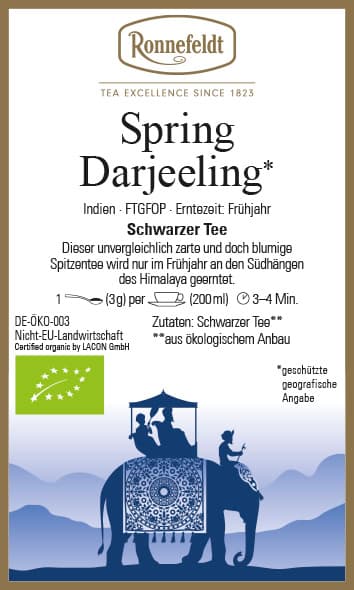 Darjeeling: Spring Darjeeling, First Flush, Bio (Ronnefeldt Tee)