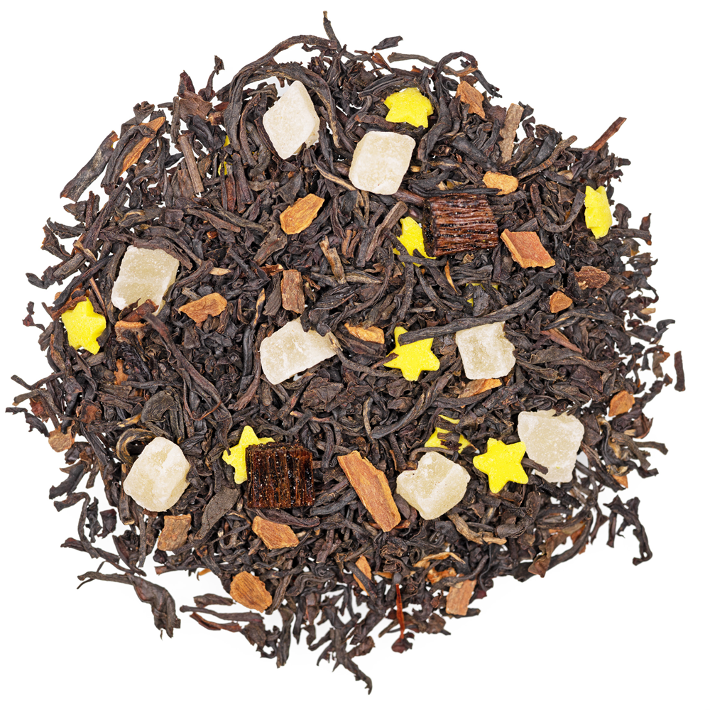 Sternenzauber (nat. aromatisierter Schwarzer Tee - Vanille. Zimt. Mango.) 