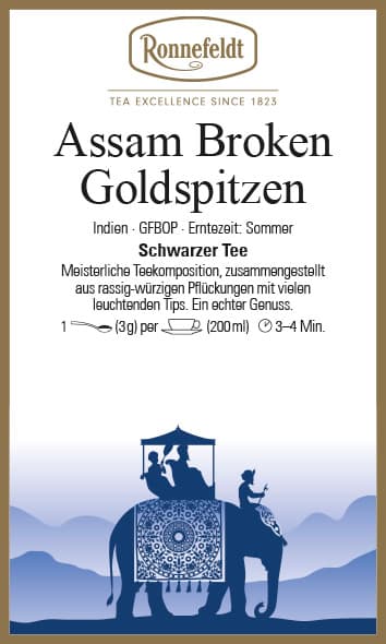Assam: Assam Broken Goldspitzen (Ronnefeldt Tee)