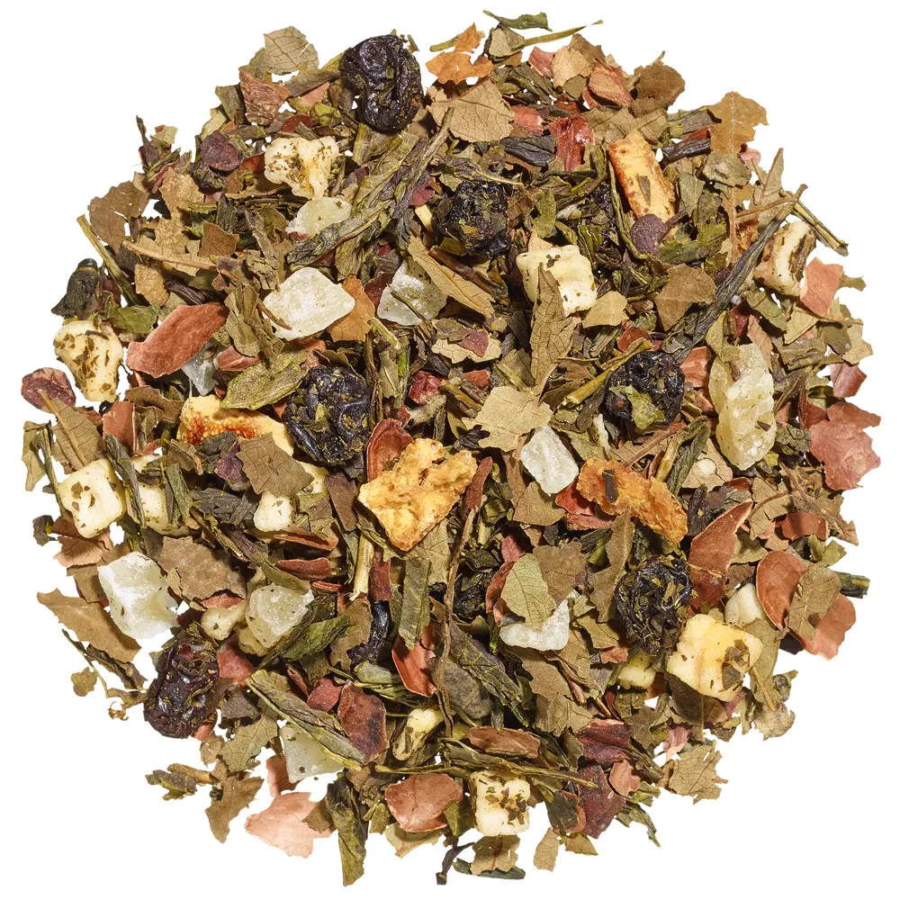Winterpraline, 100g (Grüner Tee mit Walnuss-Nougatgeschmack von Ronnefeldt)