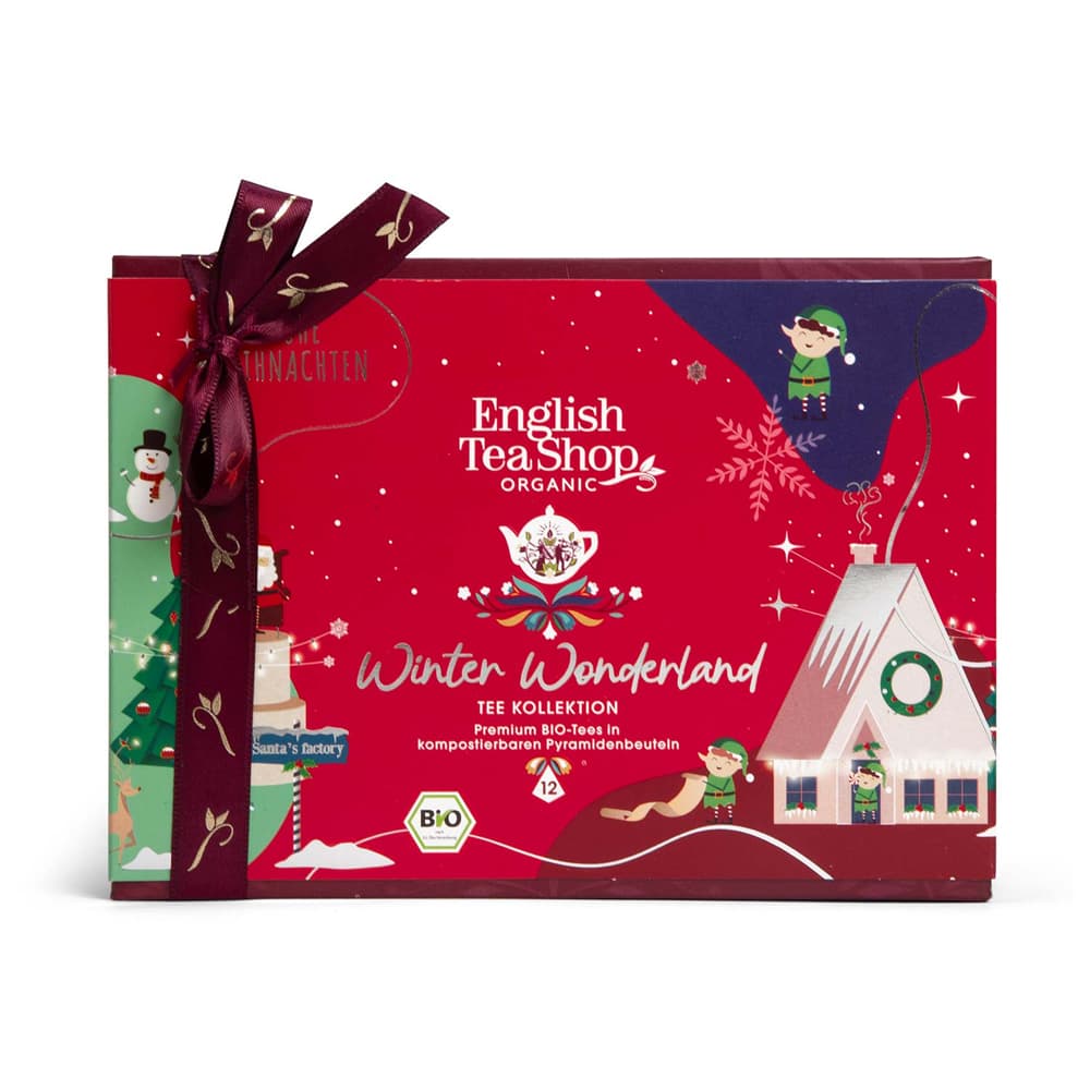 Teegeschenk "Winter Wonderland", BIO, 12 Pyramiden-Beutel