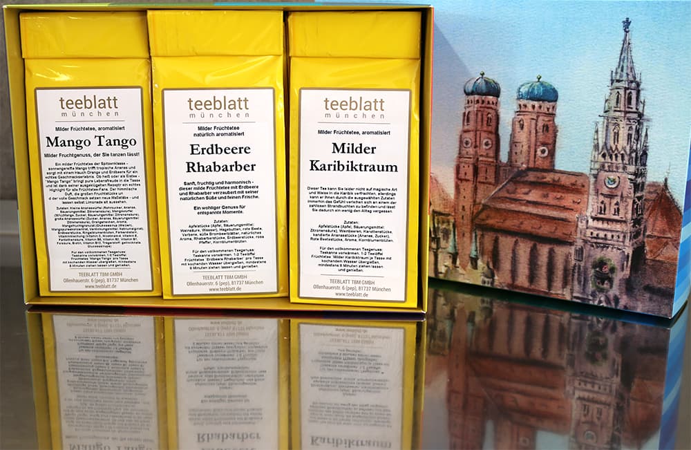 Teeproben Box Milder Früchtetee ´Milde Versuchung - Fruchtgenuss für die Seele´, á 20g