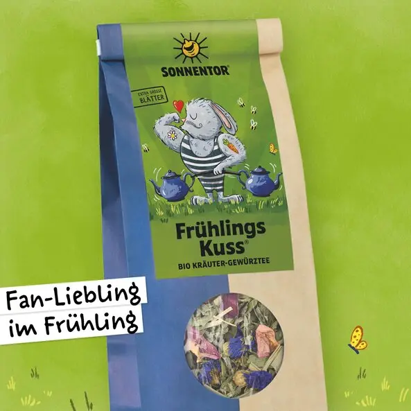 Frühlingskuss®, Bio Kräuter-Gewürztee, 80g (Sonnentor)