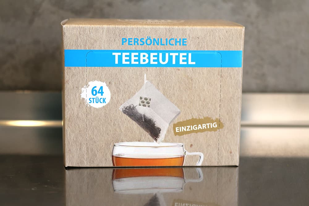 Persönliche Teebeutel, Personal Tea Bags, 64 Stück