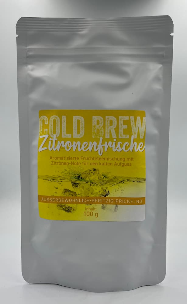 Cold Brew Früchtetee - Zitronenfrische, 100g (Kaltaufguss)