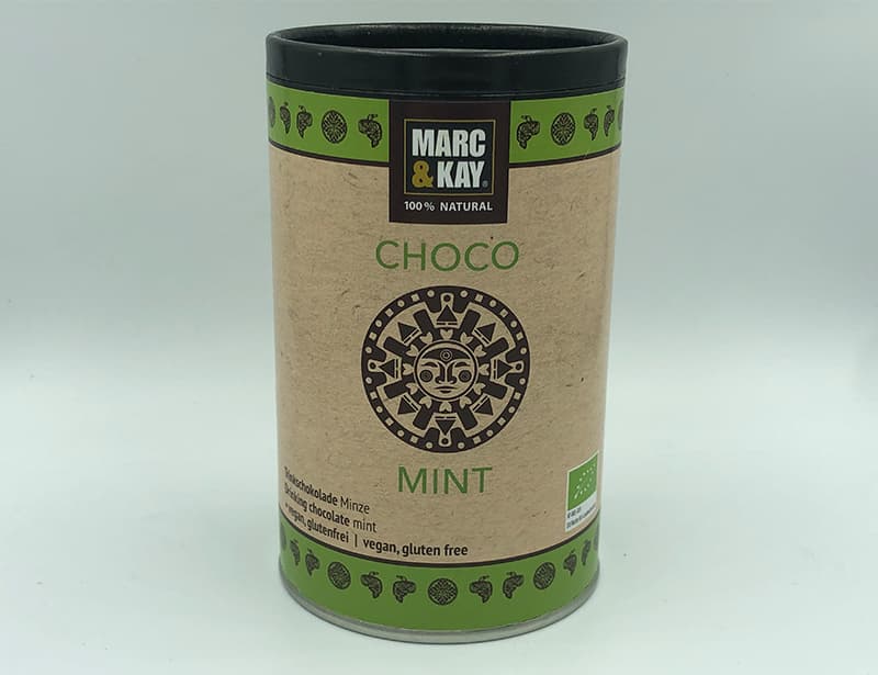 marc-kay-trinkschokolade-choco-mint-bio-s Trinkschokolade Choco Mint, 250g, Bio (Minze)