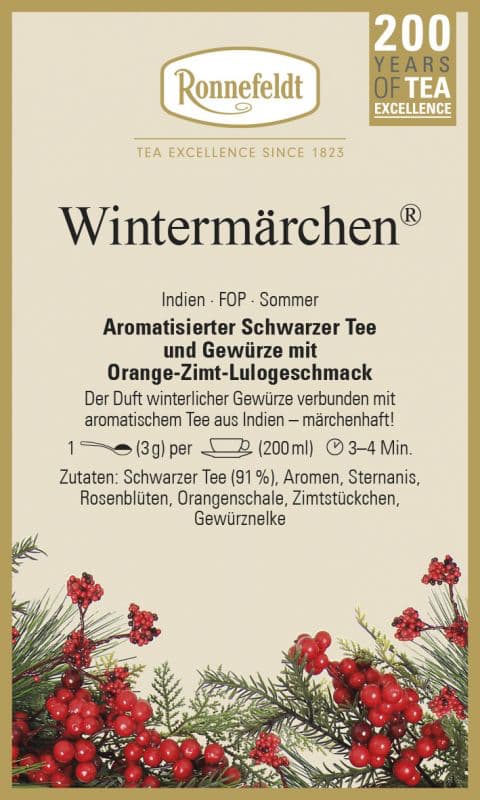 Wintermärchen (Schwarzer Tee von Ronnefeldt)