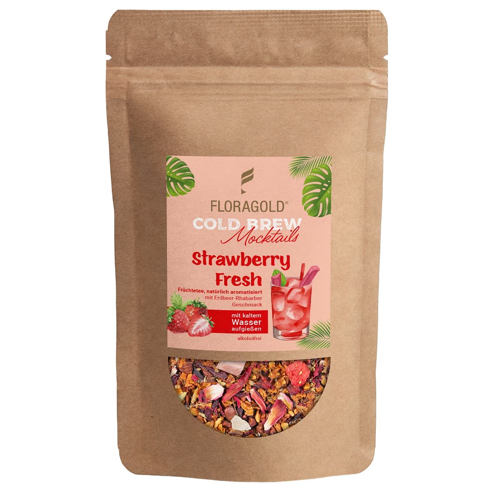 Cold Brew Strawberry Fresh, 100g (Früchtetee Kaltaufguss)