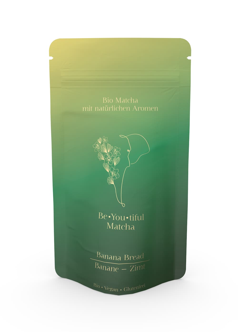 Matcha Bananabread (Banane-Zimt), Bio, 70g  (Aromatisierter Bio-Matcha) 