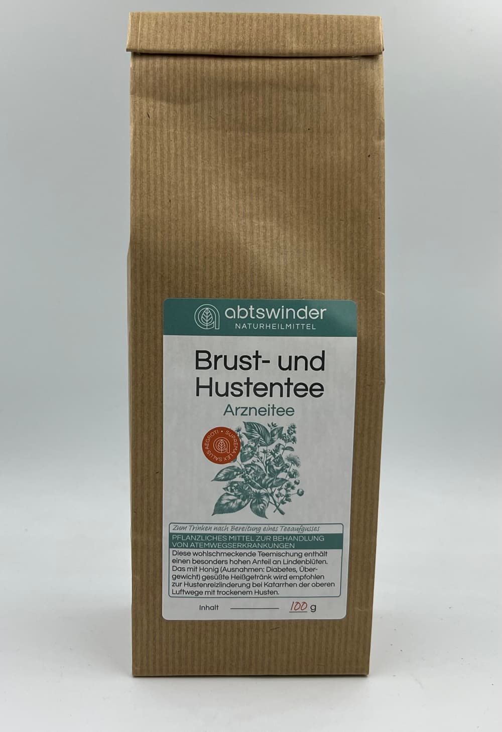 Brust- und Hustentee, 100g (Pflanzliches Mittel zur Behandlung von Atemwegserkrankungen)
