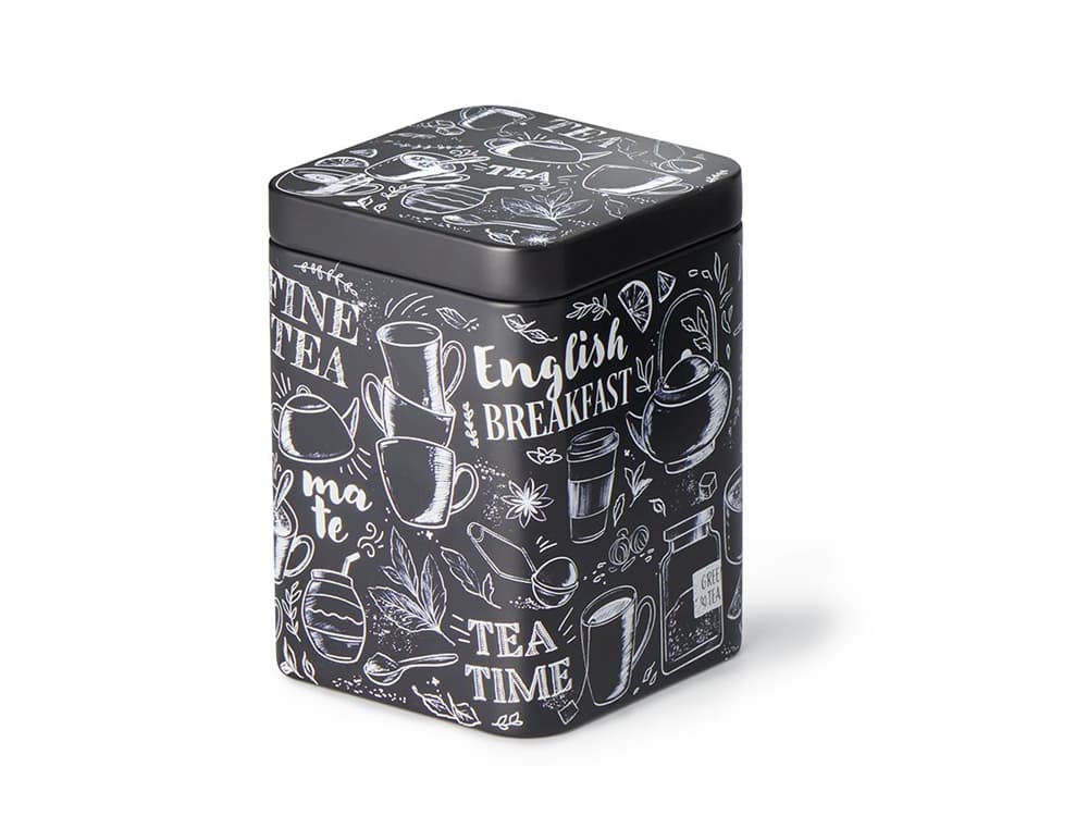 Teedose "TeaTime", 100g („Wo Tee auf Design trifft.“)