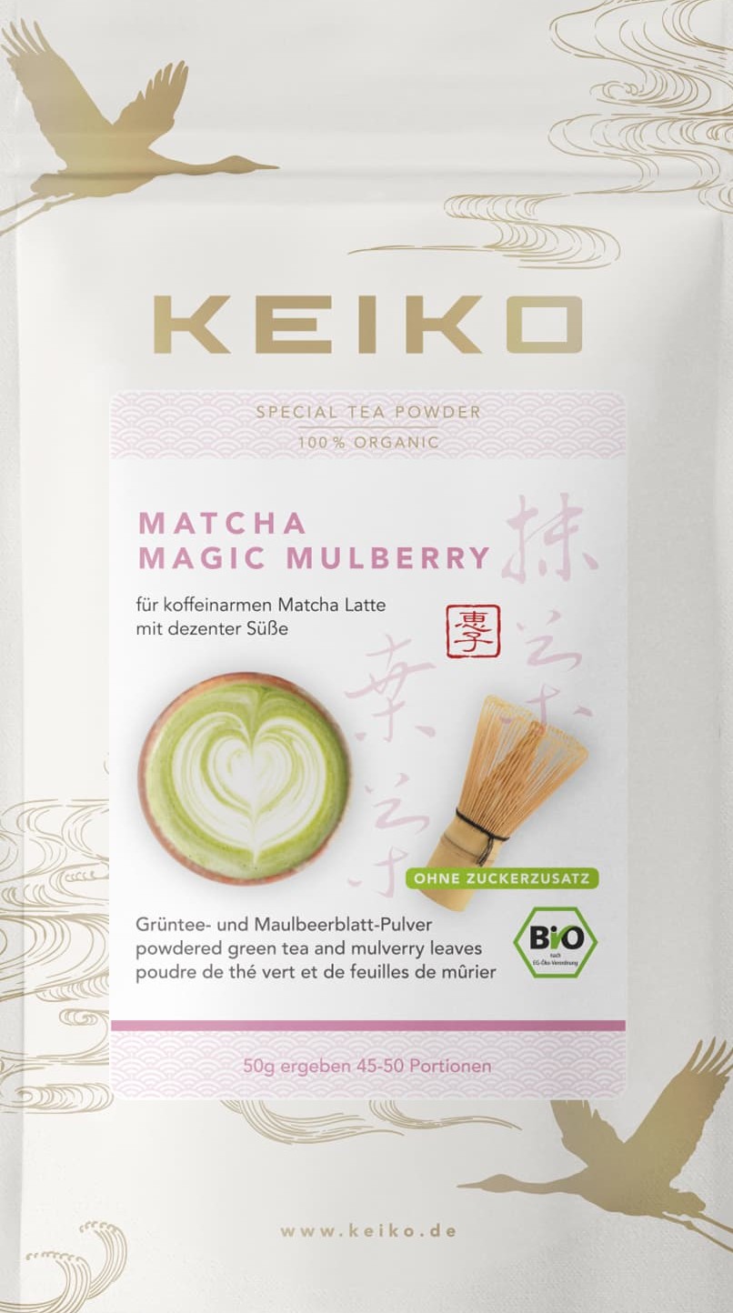 Matcha Magic Mulberry - Bio Matcha mit Maulbeerblattpulver, 50g (Natürlich. Leicht. Genussvoll.)