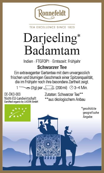 Darjeeling: Badamtam, First Flush, Bio (Ronnefeldt Tee)