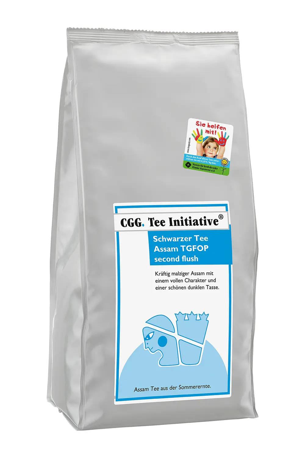 Tee Initiative® Assam Schwarzer Tee, 1000g (TGFOP - Second Flush - exklusiv im Online-Shop)