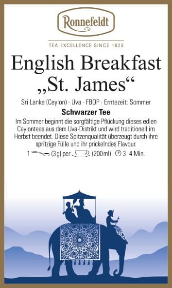 Ceylon: English Breakfast `St.James` (Ronnefeldt Tee)