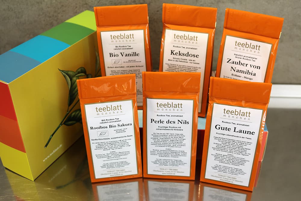 Teeproben Box ´Rooibos Zauberreise – Genussmomente aus Afrika´ (6x20g)