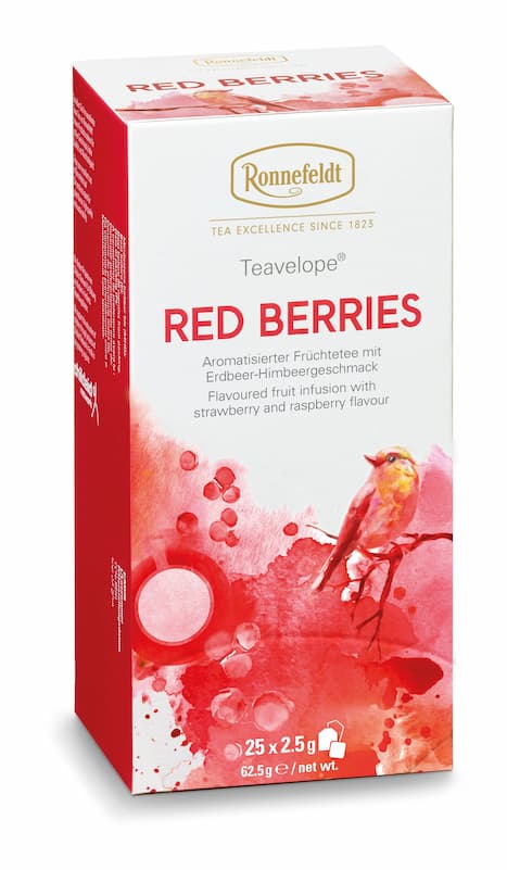 Teavelope Früchtetee Red Berries, 25x2,5g = 62,5g Teavelope Früchtetee Red Berries, 25x2,5g = 62,5g