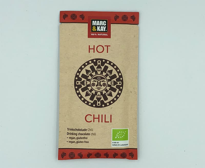 marc-kay-trinkschokolde-hot-chili-tassenportion-bio-s Tassenportion Trinkschokolade Hot Chili, Bio, 25g