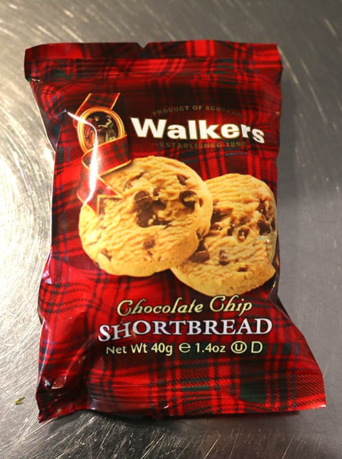 Walkers Choclate Chip Shortbread, 40g