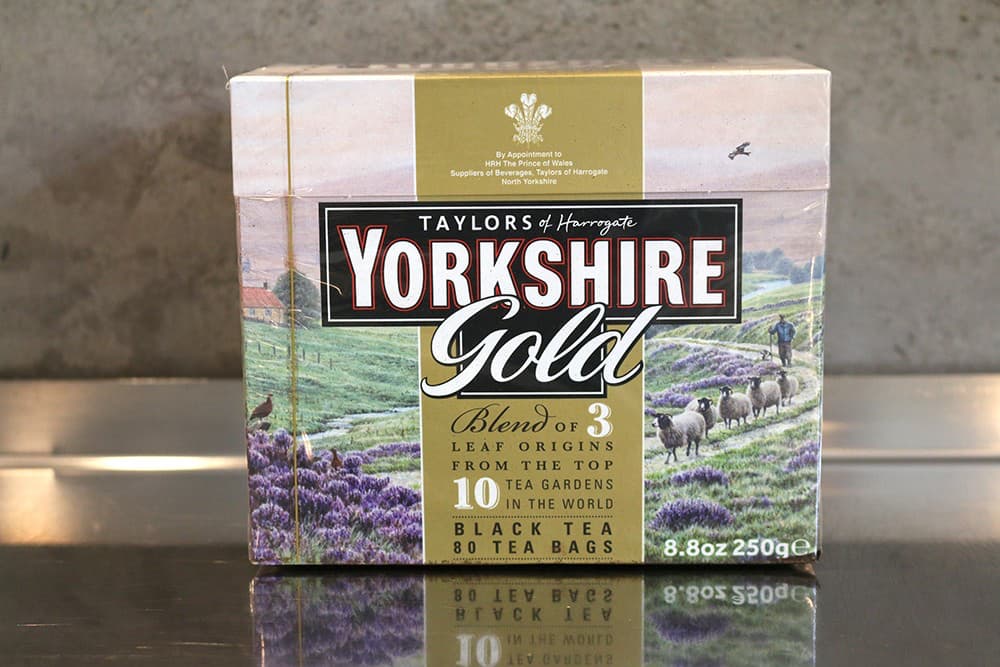 schwarzer-tee-yorkshire-gold-grosspackung-s Yorkshire Gold (Taylors of Harrogate), 80 Tea Bags = 250g