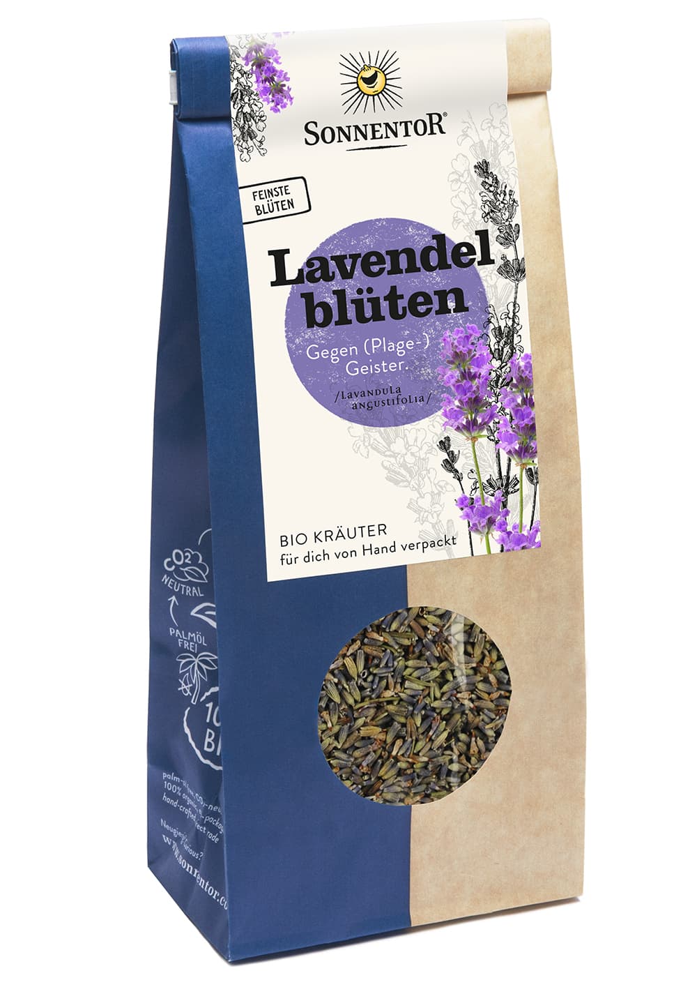 Sonnentor-Lavendelblueten-s Lavendelblüten (Lavandula angustifola), Bio, 70g (Sonnentor)