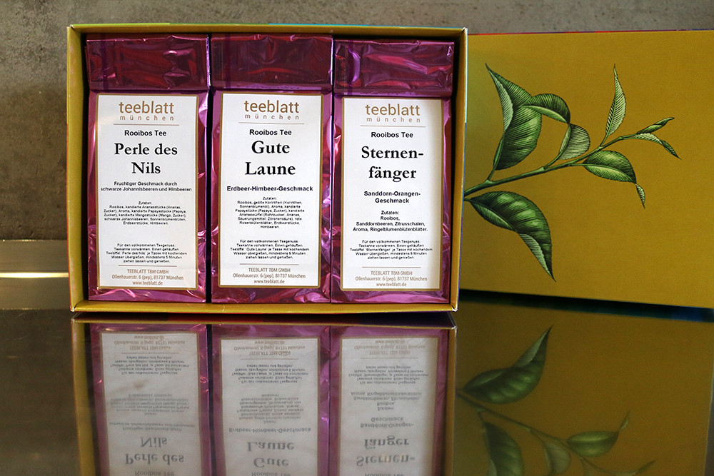Teeproben Box Rooibos ´Der Zauber von Afrika´ (6x25g)
