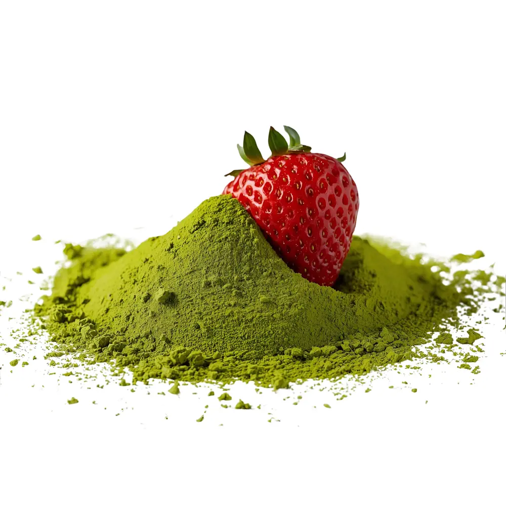 Matcha Edbeere, 30g  (Nat. aromatisierter Matcha)