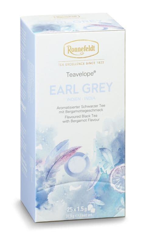 Teavelope Schwarzer Tee Earl Grey, Teavelope, 25x1,5g = 37,5g Teavelope Schwarzer Tee Earl Grey, Teavelope, 25x1,5g = 37,5g