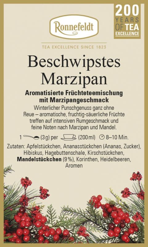 Beschwipstes Marzipan (Früchtetee von Ronnefeldt)