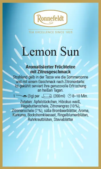 Lemon Sun, 100g (Früchtetee mit Zitrus-Geschmack von Ronnefeldt)