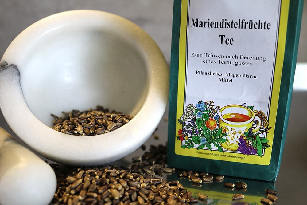 Mariendistelfrüchte Tee, 150g (Pflanzliches Magen-Darm-Mittel)
