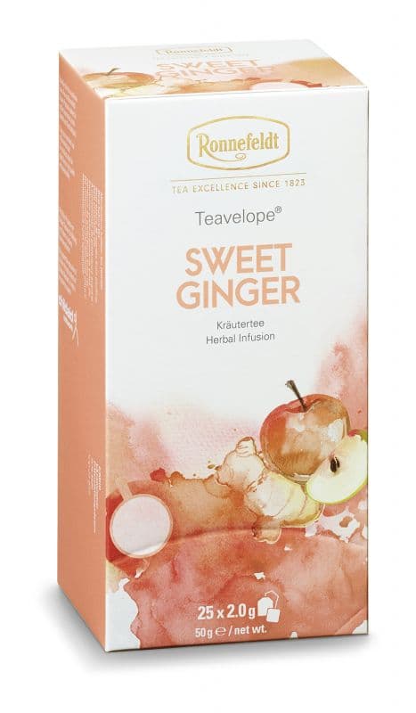 Teavelope Kräutertee Sweet Ginger, 25x2,0g = 50g