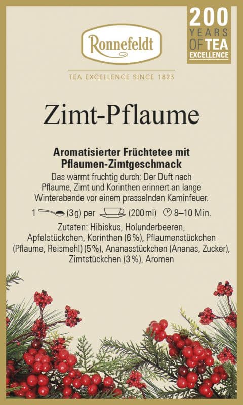 Zimt-Pflaume (Früchtetee von Ronnefeldt)