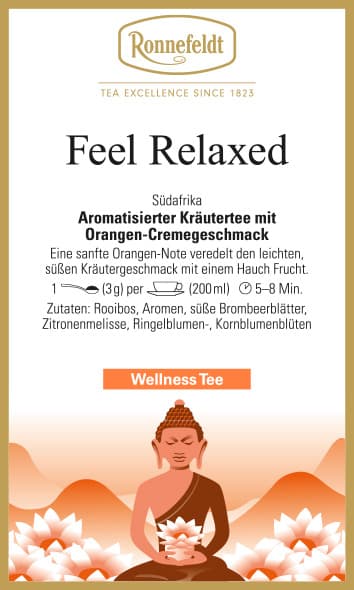 Wellness: Feel Relaxed, 100g (Orangen-Cremegeschmack von Ronnefeldt)