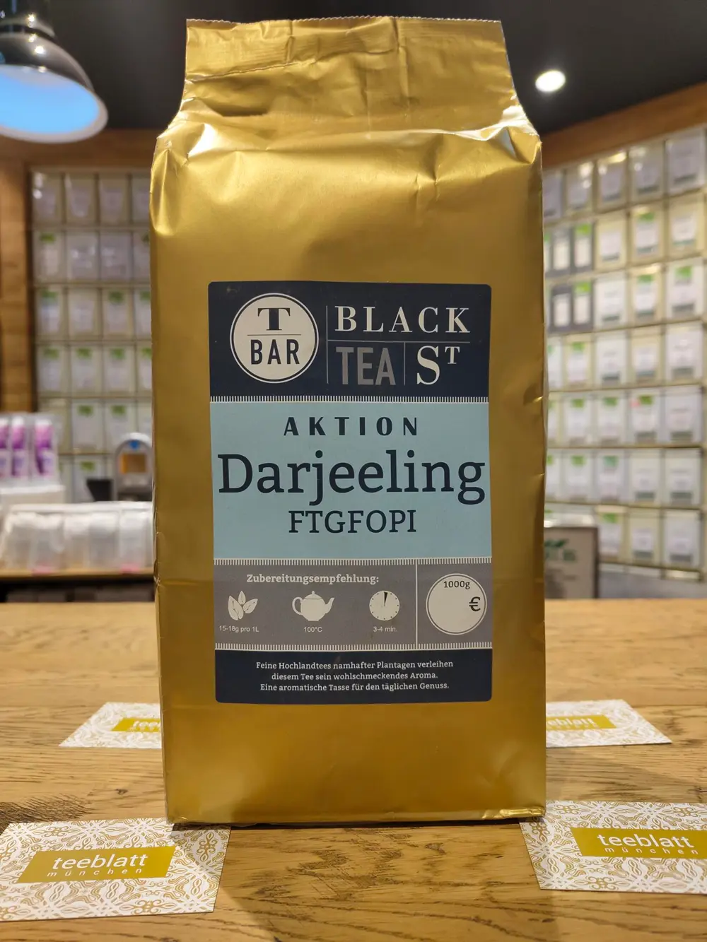 Aktionstee: Darjeeling, Scond Flush, FTGFOP1, 1kg