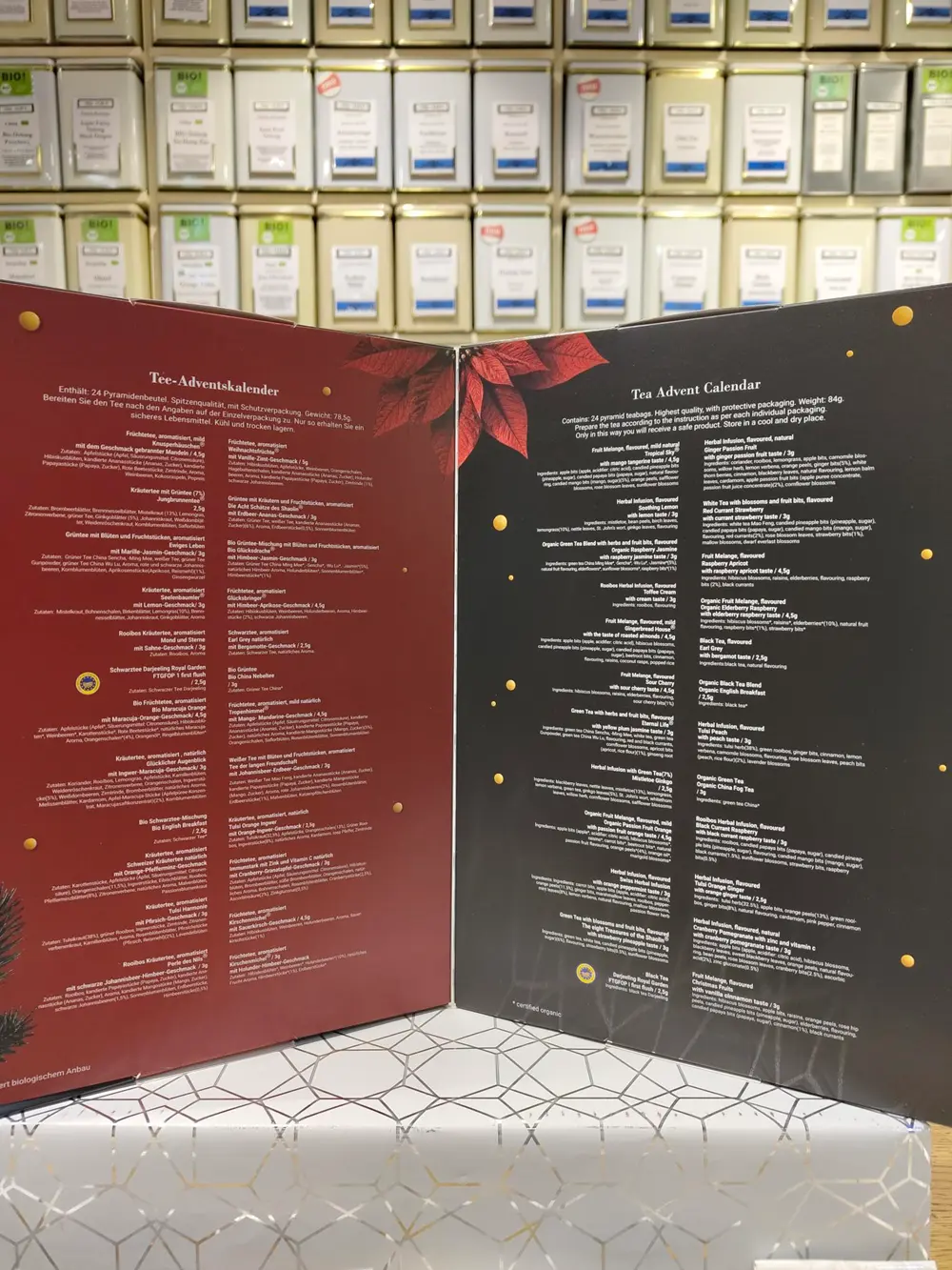 Tee-Adventskalender 2026 (Finest Tea Collection)