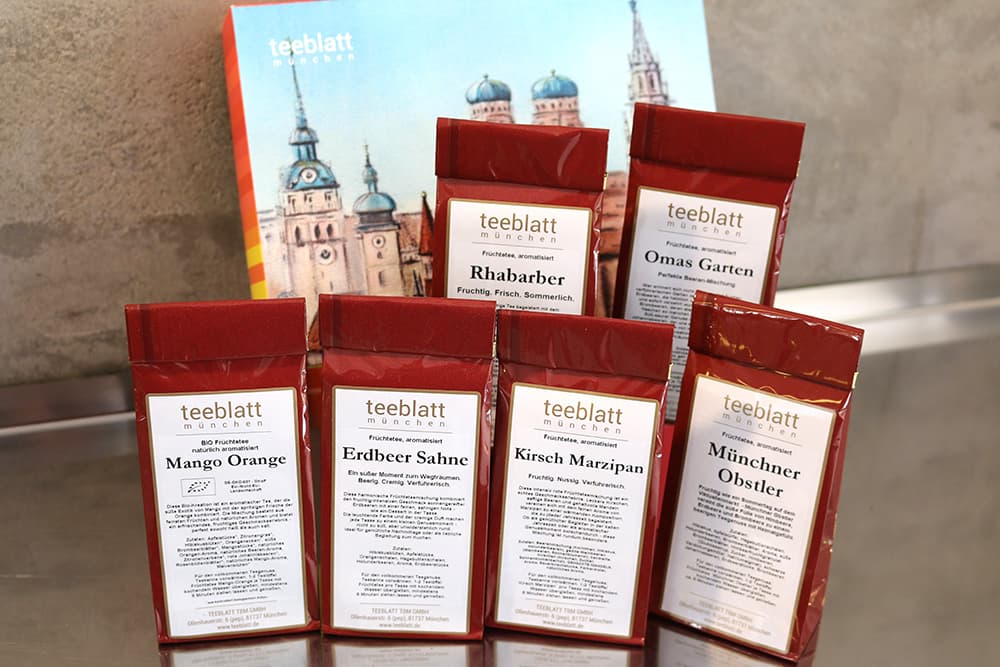 Teeproben Box Früchtetees ´Fruchtverliebt´ (6x20g feinster Früchtetee) Teeproben Box Früchtetees ´Fruchtverliebt´ (6x20g feinster Früchtetee)