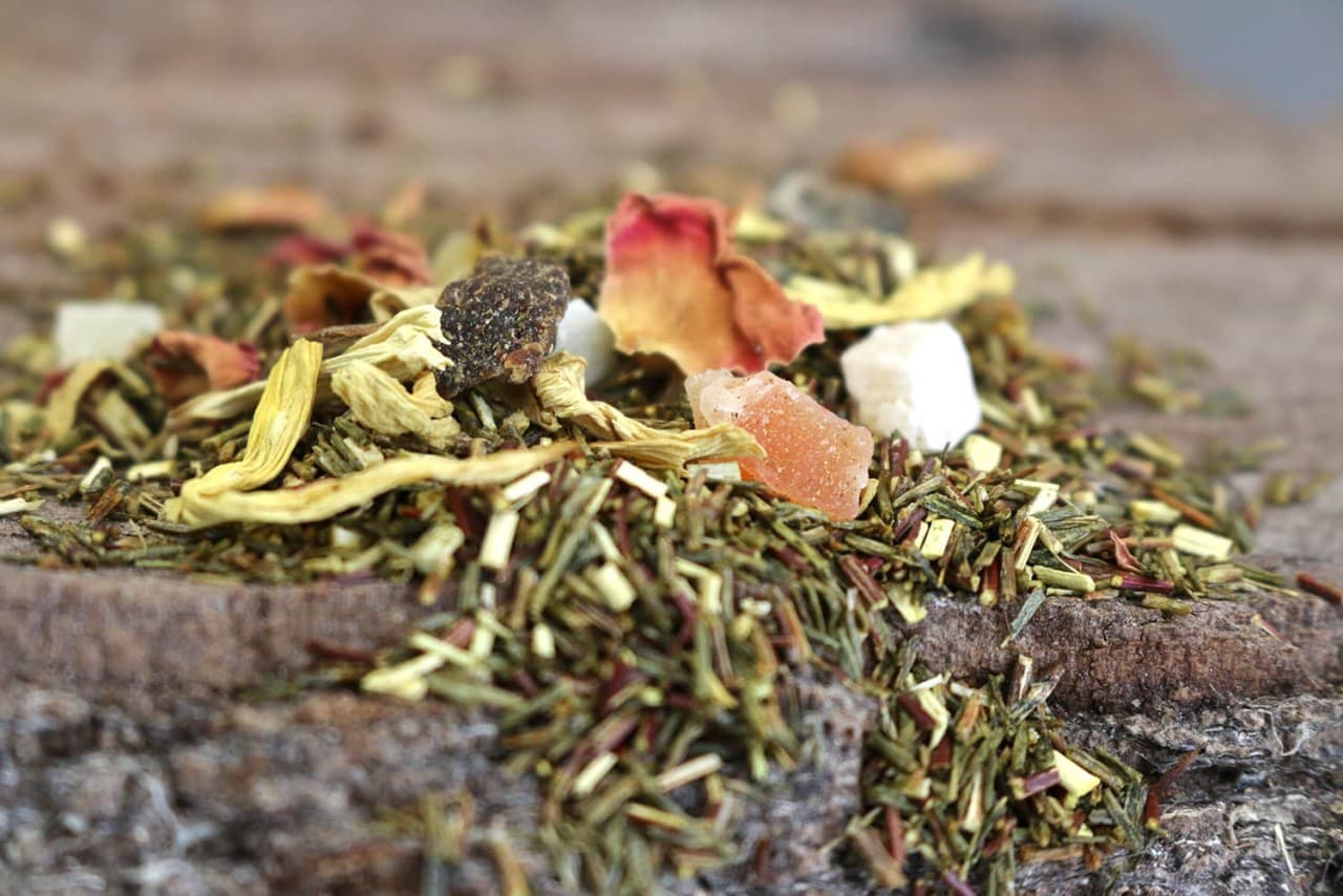 Pfirsich, 100g (Grüner Rooibos)